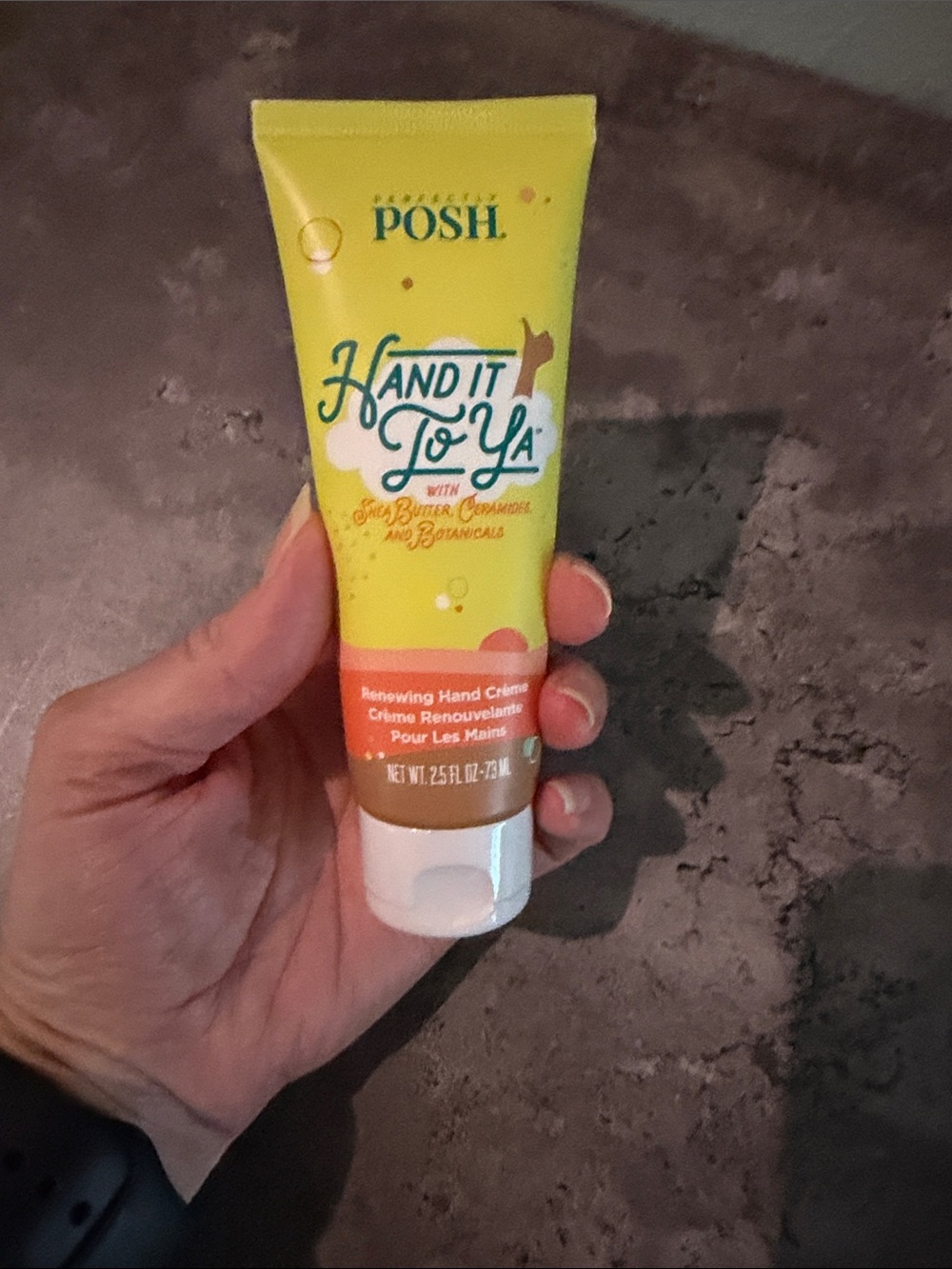 Posh Hand It To Ya Renewing Hand Crème - Yellow